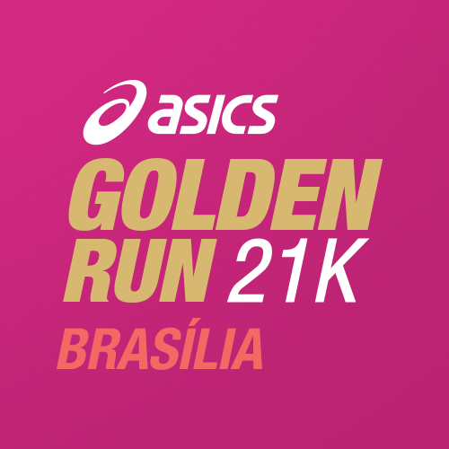Logo do evento ASICS Golden Run 2017 - Brasília