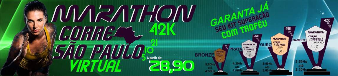 Marathon Corre São Paulo Virtual - 42 Km