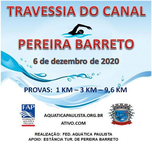 Travessia a Nado do Canal de Pereira Barreto 2020