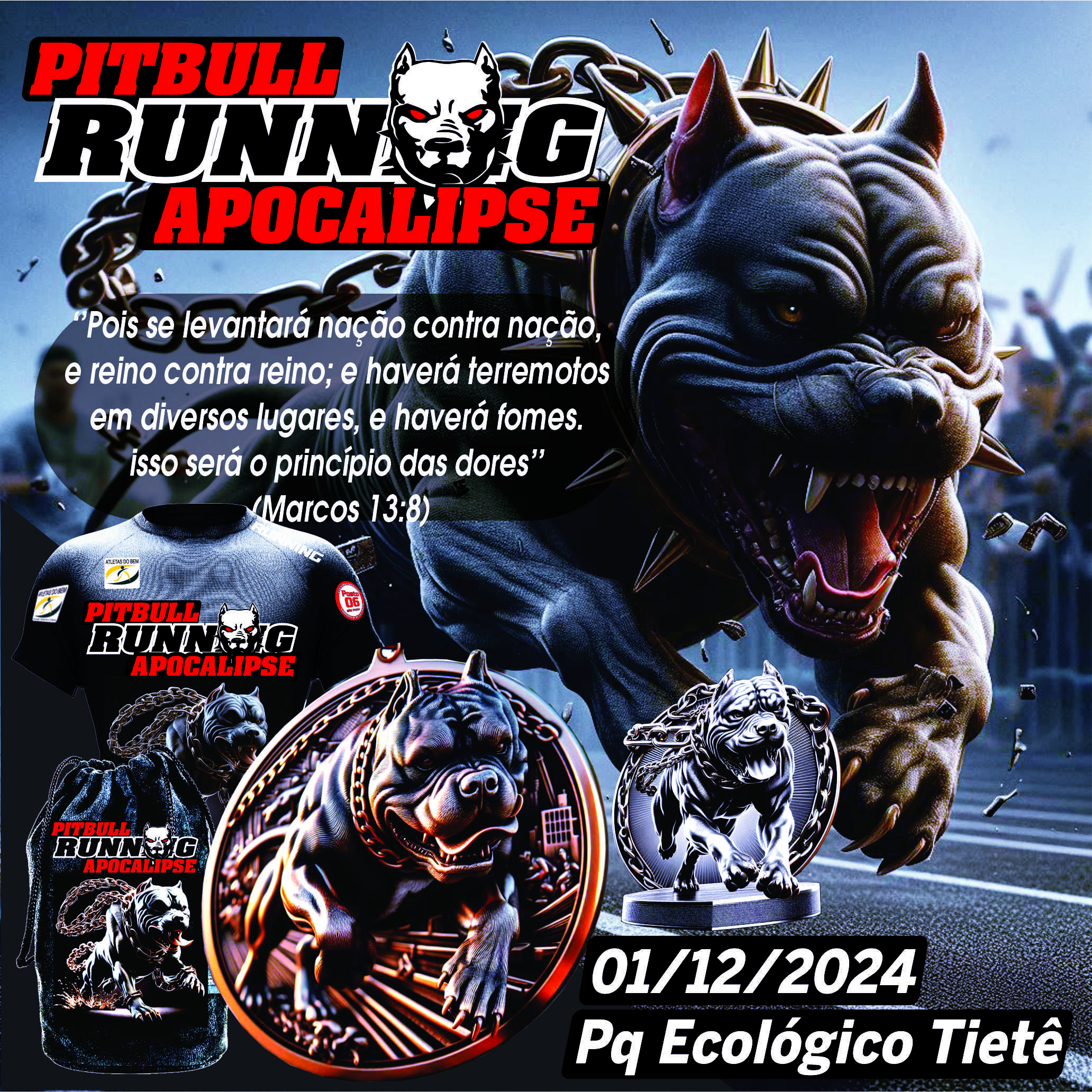 Pitbull Running Apocalipse